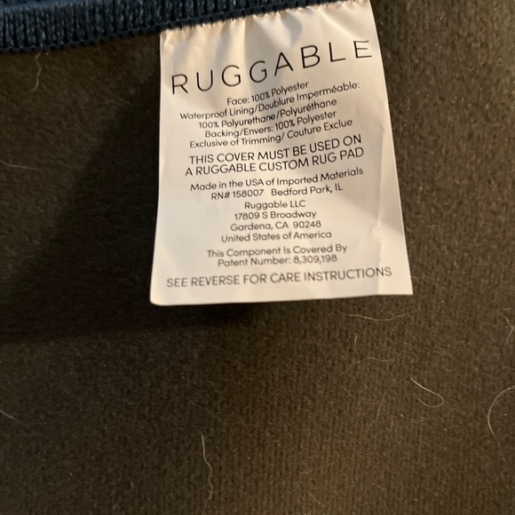 Ruggable- Meridian washable carpet 5 X 7 - Picture 4 of 4